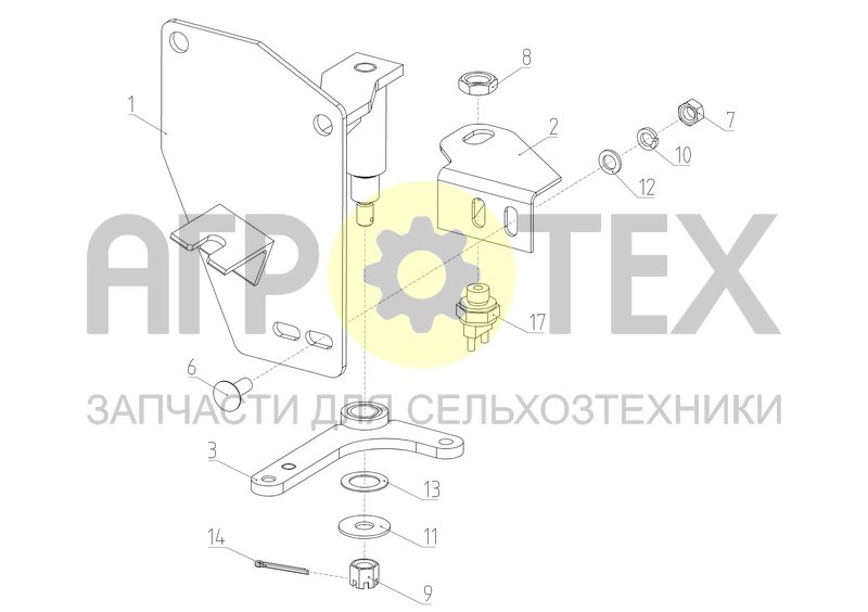 Блок переключения (РСМ-100.07.64.030) (№17 на схеме)